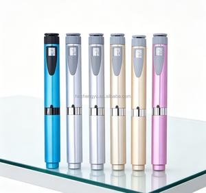 Metal Reusable Precision Dosing Pen Adjustable Volume Eco <b>Material</b> with Independent Glass Packaging Skin Care Applicator - Product Image 2