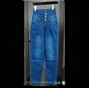 Nouveauté 2026 <span class=keywords><strong>Jean</strong></span> Skinny Femme <span class=keywords><strong>Taille</strong></span> <span class=keywords><strong>Haute</strong></span> en Denim Boutonné, Pantalon <span class=keywords><strong>Push</strong></span>-<span class=keywords><strong>up</strong></span> Moulant Coupe Crayon, Jeans d'Hiver Streetwear - Product Image 6