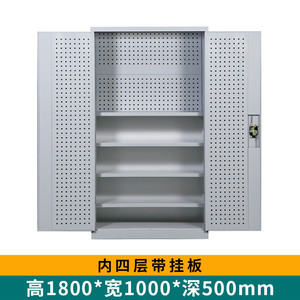 Heavy-duty Steel Tool Cabinet for Workshop Auto Repair Warehouse Hospital Storage with Door <b>Drawer</b> Options Freestanding Design - Product Image 5
