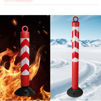 Plastique réfléchissant flexible de sécurité routière délinéateur de trafic poste d'avertissement avec poignée