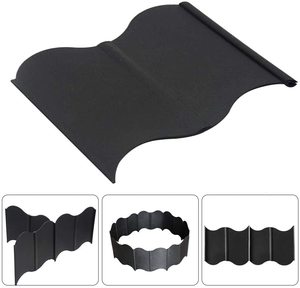 S-Shaped Eco-Friendly Bendable Garden <b>Fence</b> DIY Interlocking <b>Plastic</b> Landscape Border for Flower Beds Grass Paths Nature - Product Image 2