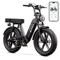 Vélo Électrique Tout-Terrain X6 48V 15A avec Batterie au Lithium Sans Balais et Pneus Larges de 20 Pouces, Modèle 2026 en Stock UE