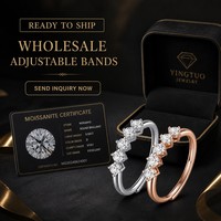 Bague d'éternité en argent S925 avec pierre de moissanite ronde taille brillant 3MM, prête à être expédiée, bague de fiançailles, bijoux pour femmes