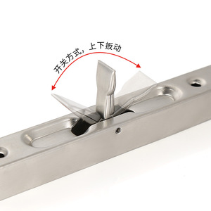 Caja de Perno Oculto de Acero Inoxidable Tipo Sólido de 16mm, Fácil Instalación para Puerta Principal o de Habitación - Product Image 3
