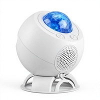 Projecteur d'étoiles Aurora bleu moderne rechargeable RGB, lumière d'ambiance pour table, veilleuse pour projets hôteliers