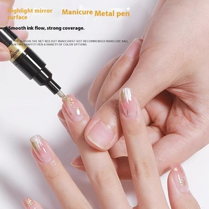 <span class=keywords><strong>Marqueur</strong></span> de peinture chrome <span class=keywords><strong>miroir</strong></span>, <span class=keywords><strong>effet</strong></span> électrolytique permanent, séchage rapide, <span class=keywords><strong>marqueur</strong></span> de retouche pour la réparation de voitures miniatures DIY - Product Image 4
