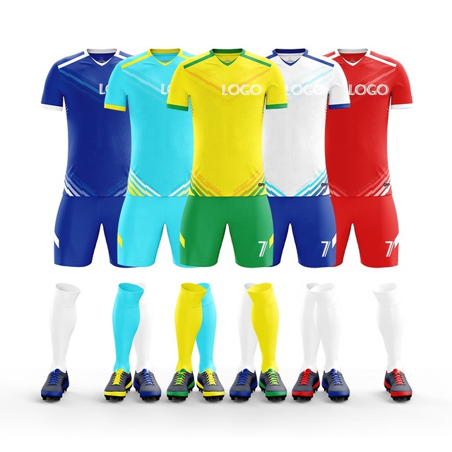 Soccer Jersey Custom Polyester Quick Dry Blank High Quality Soccer Training Football Jersey Breathable Soccer Wear Sportswear
