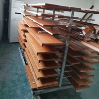 Marches d'escalier en spirale modernes en bois massif écologique personnalisées de la marque AIO, garantie 4 ans, pour petits espaces, villa, intérieur