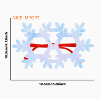 Lunettes de Noël style sapin et rennes, lunettes de fête de Noël, montures de dessins animés pour adultes et enfants