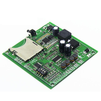 Cartes contrôleur de développement de conception d'assemblage de circuits imprimés simple face personnalisées Conductivité supérieure OEM Prototype vert Usine PCBA