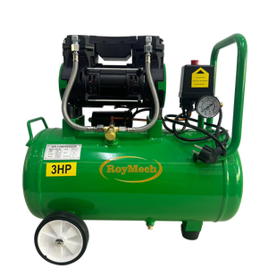 New Green Premium Factory Wholesale Price 3HP 30L Oil Free Silent Piston Air Cooled Pump Portable <b>Industrial</b> <b>Compressor</b> Oil-free - Product Image 3