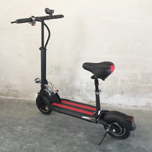 Gunai — trottinette électrique pliante, 10 pouces, avec siège, selle, choc arrière, éclairage, haute qualité - Product Image 2