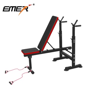 Banco de Pesas Plegable Multifuncional - Diseño Plano y Ajustable para Gimnasio y Uso Doméstico - Product Image 4