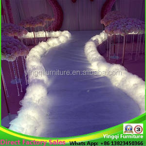 Creative Wedding Stage Decoration White Sash Wedding Aisle <b>Runners</b> - Product Image 2