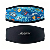 DIVESTAR Harga Pabrik Kustom Layanan OEM Penutup Tali Masker Selam Bahan Neoprene 3mm Ramah Lingkungan dan Bernapas