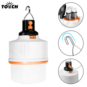 Lampe de camping portable d'extérieur, lampe de rue 2-en-1 télescopique <span class=keywords><strong>rechargeable</strong></span>, ampoules LED d'urgence pour le camping - Product Image 1