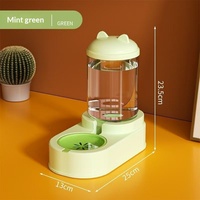 Distributeur d'eau automatique pour animaux de compagnie, bol flottant en PP, distributeur d'eau tout-en-un pour chats et chiens