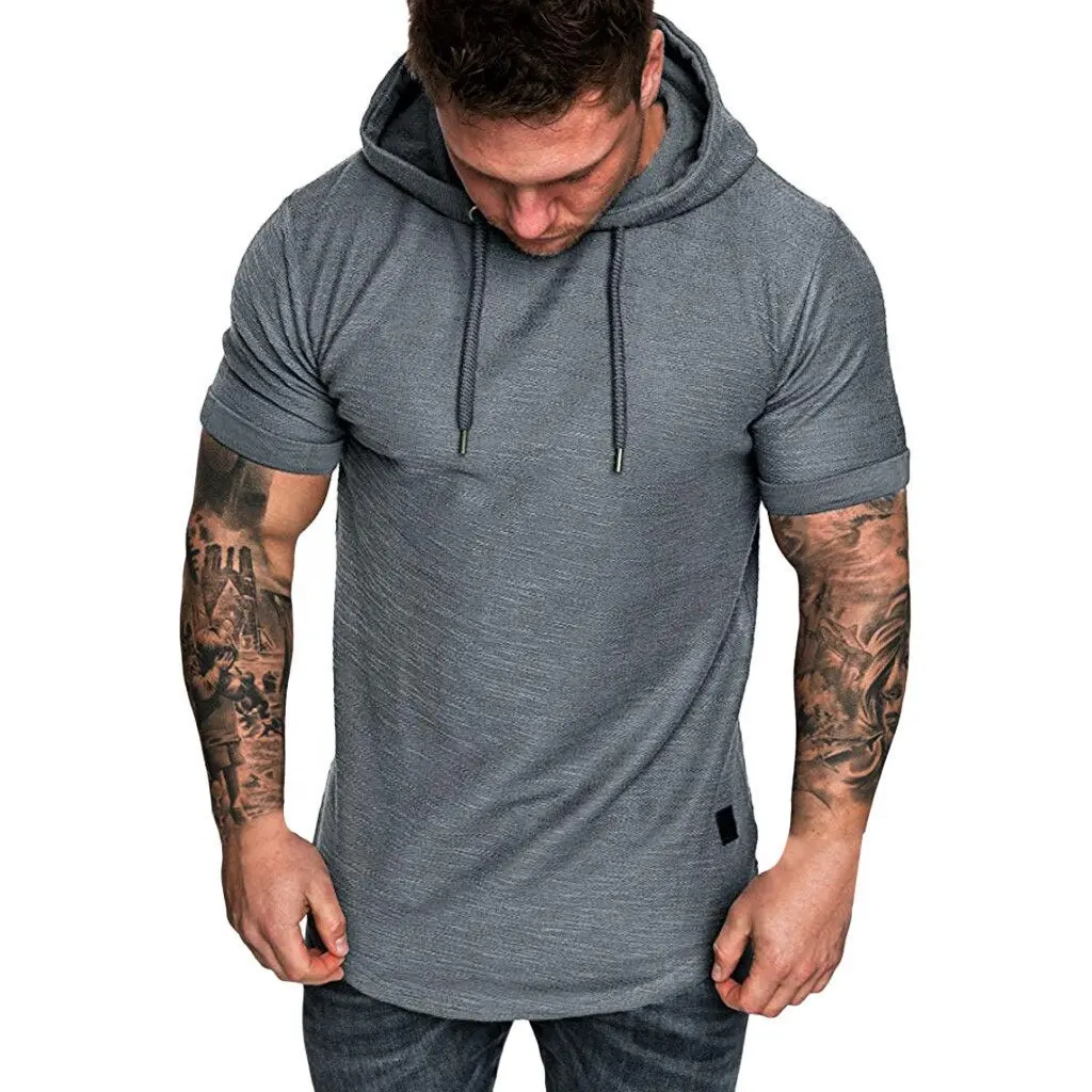 Vêtements de mode t-shirts vêtements pour hommes vêtements décontractés t-shirts de haute qualité à manches courtes t-shirts à capuche en coton sur mesure