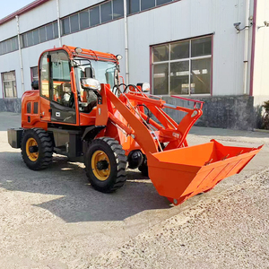 Free Shipping Factory Price 1-3 Ton <b>Small</b> Articulated Mini Front End <b>Wheel</b> Engine 4 Drive Construction - Product Image 4