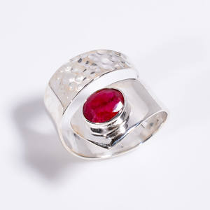 Anillo de Plata de Ley 925, anillo de piedras preciosas de citrino de corte ovalado Natural ajustable, exportador de joyería de plata de moda para mujer, joyería fina - Product Image 5