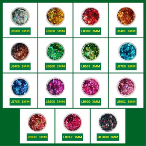 Wholesale Bangsai Brand <b>Pink</b> Glitter Sequin Mix Star Heart Shaped <b>Christmas</b> <b>Decorations</b> Customized Size PET Material 1kg MOQ - Product Image 3