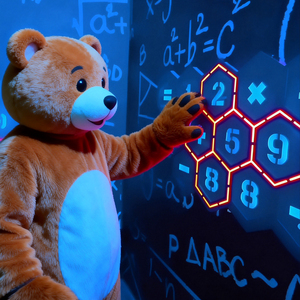 Arena per Giochi di Fuga Estremi: Sfida Interattiva di Gioco Digitale con Pulsante di Attivazione e Gioco Educativo Matematico - Product Image 1