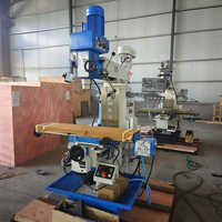 Machine de perçage et de fraisage universelle verticale industrielle à tête pivotante manuelle pour découpe de métaux de moyenne intensité ZX6350C  XY Axis