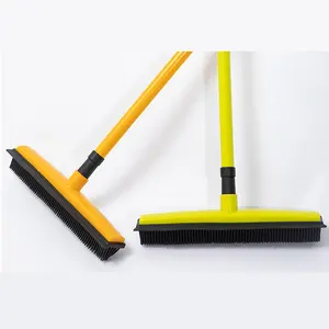 Supplier brooms and squeegees multifunction magic wiper rubber silicone-broom 2023 silicon flat broom