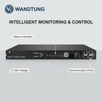 Boîtier PDU métallique robuste de 19 pouces pour montage en rack de serveur, compatible STS/ATS, équipement de distribution d'alimentation en option