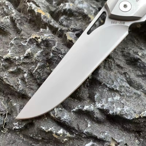 Cuchillo Plegable de Acero de Alta Velocidad HL M42, Mango de Acero Inoxidable 420, Borde Dentado, Herramienta Portátil para Bricolaje, Camping, Supervivencia al Aire Libre, OEM - Product Image 3