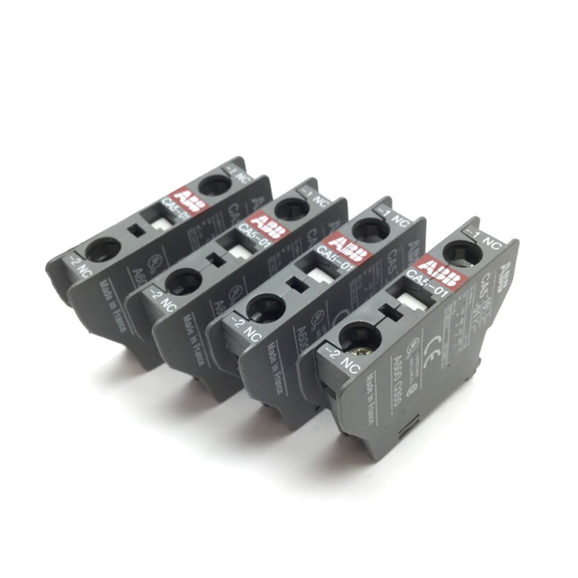 Lot of 4 CA5-01 Contact Block, Normally Factory Industrial PLC Control Equipment,Direct in Stock for Industrial Automation