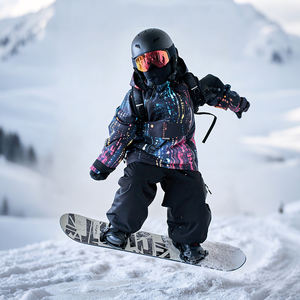 Traje de Esquí Completo para Niños 2026, Chaqueta Impermeable y Cortavientos con Capucha, Pantalones Térmicos, Ropa de Invierno Cálida de una Pieza - Product Image 6