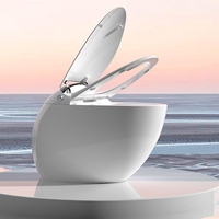 Toilette intelligente avec bidet Réservoir d'eau intégré Toilette avec bidet avec siège chauffant Toilette japonaise allongée