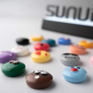 Promocional lindo cara sonriente imán de nevera al por mayor 3D sublimación imanes de nevera resina artesanía imanes fuertes - Product Image 3