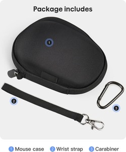 Étui rigide personnalisé en EVA pour <span class=keywords><strong>souris</strong></span>, antichoc, sac de rangement de voyage, pochette de protection portable pour <span class=keywords><strong>souris</strong></span> sans fil/Bluetooth - Product Image 3