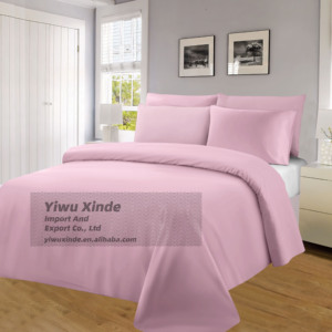 Hiện Đại Rắn Màu Bộ Đồ Giường Đặt Sáu Mảnh Bộ Sưu Tập Với Phẳng Khăn Ga Giường Hoàn Chỉnh Tấm Ga Giường Đặt Cho Phòng Ngủ Khách Sạn Nhà - Product Image 4