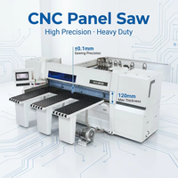 Sierra de Panel Horizontal CNC Automática de Alta Eficiencia, Alta Precisión 0.1mm, 16.5kW, 380V, 2300MM, Cuchilla de 400mm, Máquina para Madera, MDF y ACP