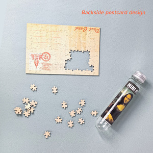 Ücretsiz örnek Custom-Made DIY Test tüpü bilmecenin plastik kağıt ahşap oyuncaklar yaş 2-4 eğitim çocuklar için EN71 sertifikalı - Product Image 2