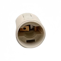 Douille de lampe E12 entièrement en plastique 27,8*55,6 mm sans fil, support de lampe, douille ACC-E12