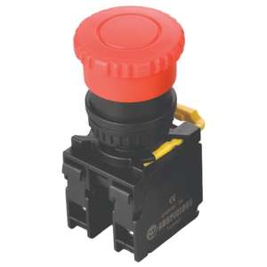 Interruptores de botón de metal de parada de emergencia con cabeza de seta impermeable para situaciones de emergencia - Product Image 5