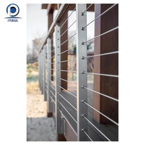 Prima Outdoor Balcón Tubería Barandillas Rundstabe Columna Barra Gelander Acero inoxidable 304 Barra DE SEGURIDAD Pasamanos - Product Image 3