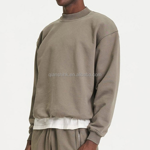 สเวตเชิ้ตแบบเรียบของผู้ชายผ้าคอตตอนพิมพ์ลายไม่ระบุเพศผ้าเฟรนช์เทอร์รี่ออกแบบโลโก้ได้ตามต้องการ - Product Image 2