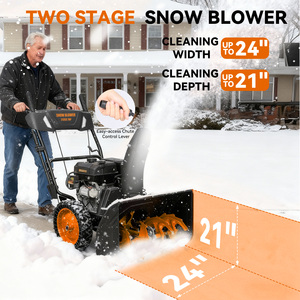 Heavy Duty Gas Powered Snow Blower 7HP Dual Stage Snow Clearing Machine for Deep Snow and Driveways - Product Image 2