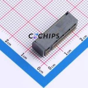 HYCW23M-05NGFF-670B Hard Drive Connector (SAS/SATA/M.2) SMD Connector M.2-M Key Female 67P Horizontal Mount - Product Image 1