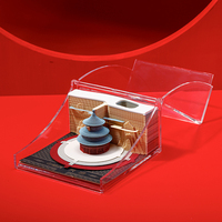 Bloc-notes cube d'art 3D, calendrier 2025, feuilles mobiles, cadeau de luxe personnalisable, bloc-notes mémoire sculpture Temple Heaven