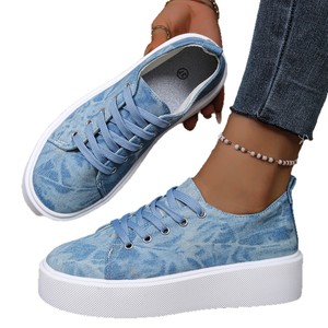 Zapatos Planos de Mezclilla con Cordones para Mujer, Estilo Casual, Tallas Grandes, Tendencia Otoño 2026 - Product Image 5