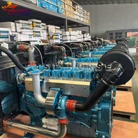 Moteur diesel marin Hangood 266 kW 9,7 L 6 cylindres pour bateaux de pêche, navires de marchandises, pièces de machines de construction