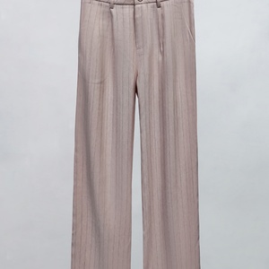 Pantalon large décontracté pour femme, taille haute, sur mesure, OEM/ODM, vente en gros - Product Image 5