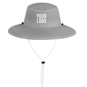 Custom Wide Brim Perforated Golf Sun <b>Hat</b> UPF 50+ Breathable Outdoor Bucket <b>Hat</b> OEM & ODM Manufacturer High Quality - Product Image 2