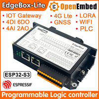 Controlador Industrial Edgebox PLC, Raspberry Pi CM5 ESP32-S3 WiFi/BLE/4G RS485 CAN, Programación PLC, 4AI, 512KB+8MB PSRAM, 16MB Flash